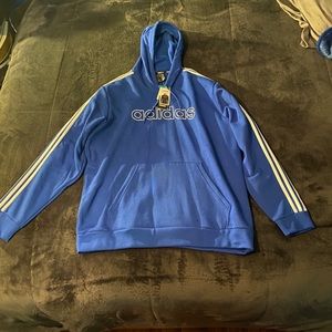 Blue Adidas hoodie